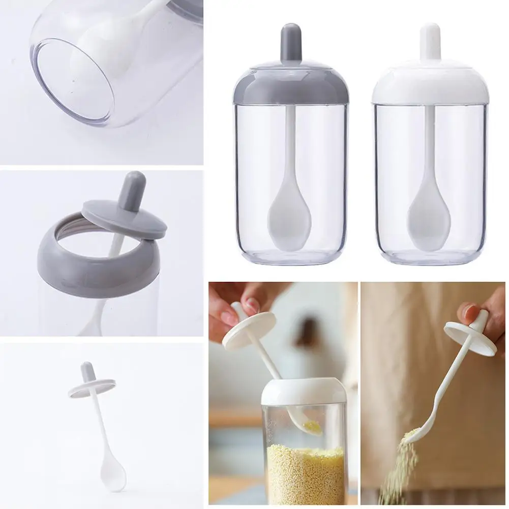 Банка для приправ с ложка кухонные принадлежности масла соли кофейных зерен