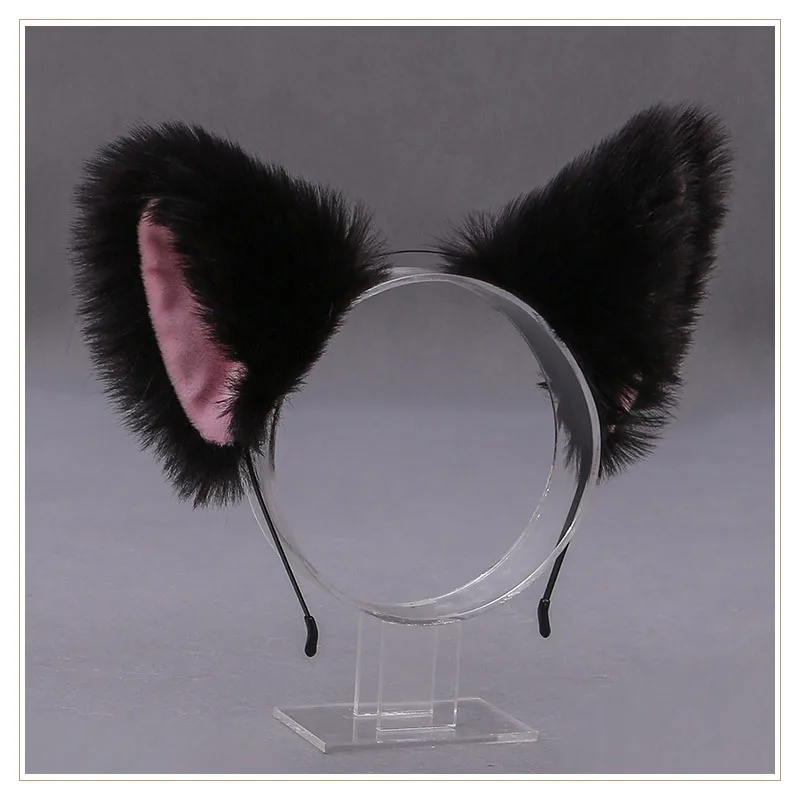 

Cute Cat Fox Faux Fur Ear Hair Hoops Party Cosplay Hairband Fur Headbands Girls Fashion Hair Accessories Animal Ears Hair Band