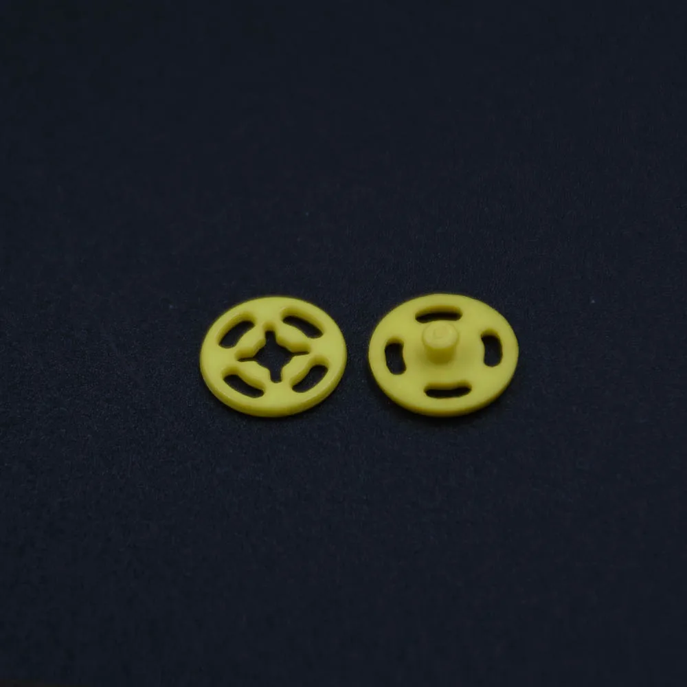 yellow 30 компл./лот) прозрачная невидимая, не скользящая, Высококачественная пуговица, пряжка, круглая, для маленьких детей, маленькая пластиковая кнопка для женщин - Цвет: yellow