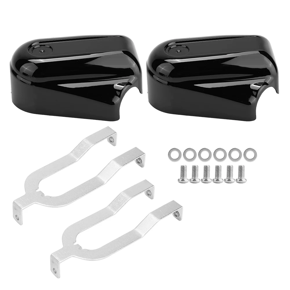 

Задняя крышка мотоцикла Black Bar Shield осей Swingarm Cap подходит для FLS CVO 08-17
