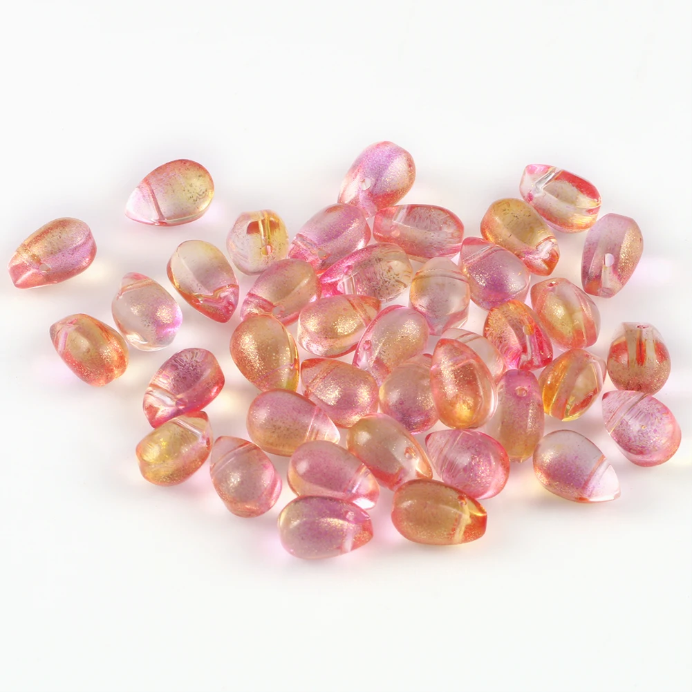 

20PC/Lot Multi AB Color Czech Crystal Glass Beads Waterdrop Shape Loose Spacer Bead for Jewelry Making DIY Handmade Bracellets