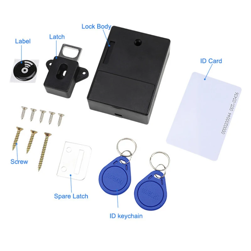 Замок электронный DANPHONE с невидимым датчиком EMID IC карточный ящик цифровой шкаф