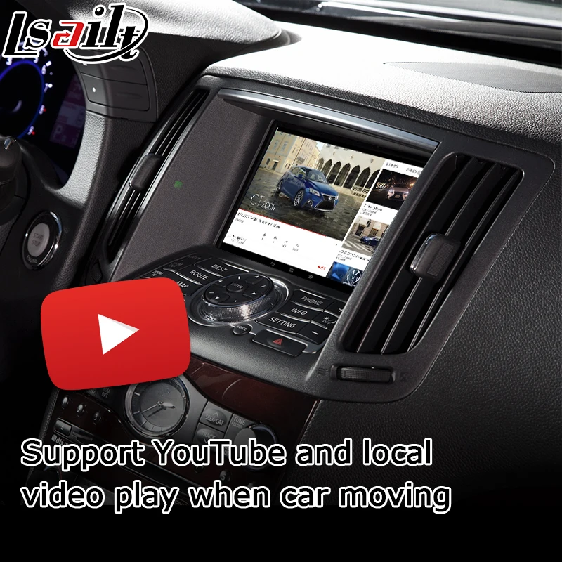 Интерфейсная коробка Carplay для Infiniti G37 / Q40 2009-2016 с Q70 QX50 QX60 QX70 QX80 Skyline Android Авто youtube play