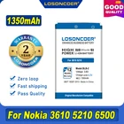 100% Оригинальный LOSONCOER Новый 1350 мАч, BLB-2 BLB2 Батарея для Nokia 3610 5210 6500 6510 7650 8210 8250 8310 8850 8890 8910 8910i