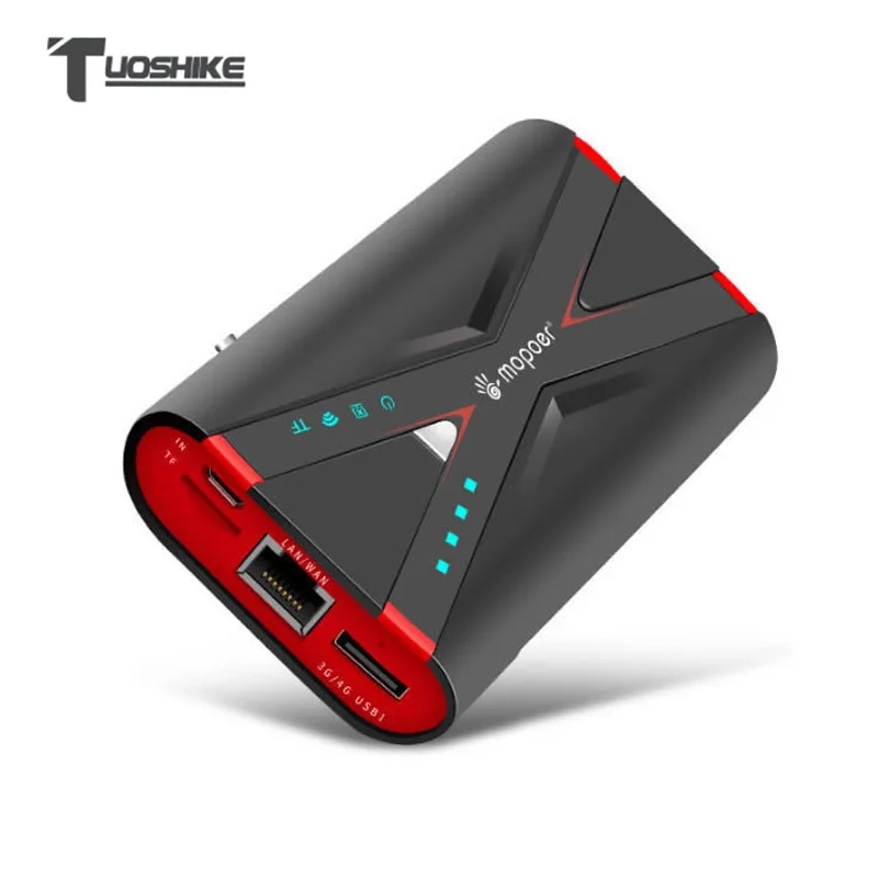TUOSHIKE 7800 мАч портативное зарядное устройство Wi-Fi 2.1A Быстрая зарядка для Iphone Xiaomi samsung huawei Android мобильный телефон 3g 4G реле Банк питания