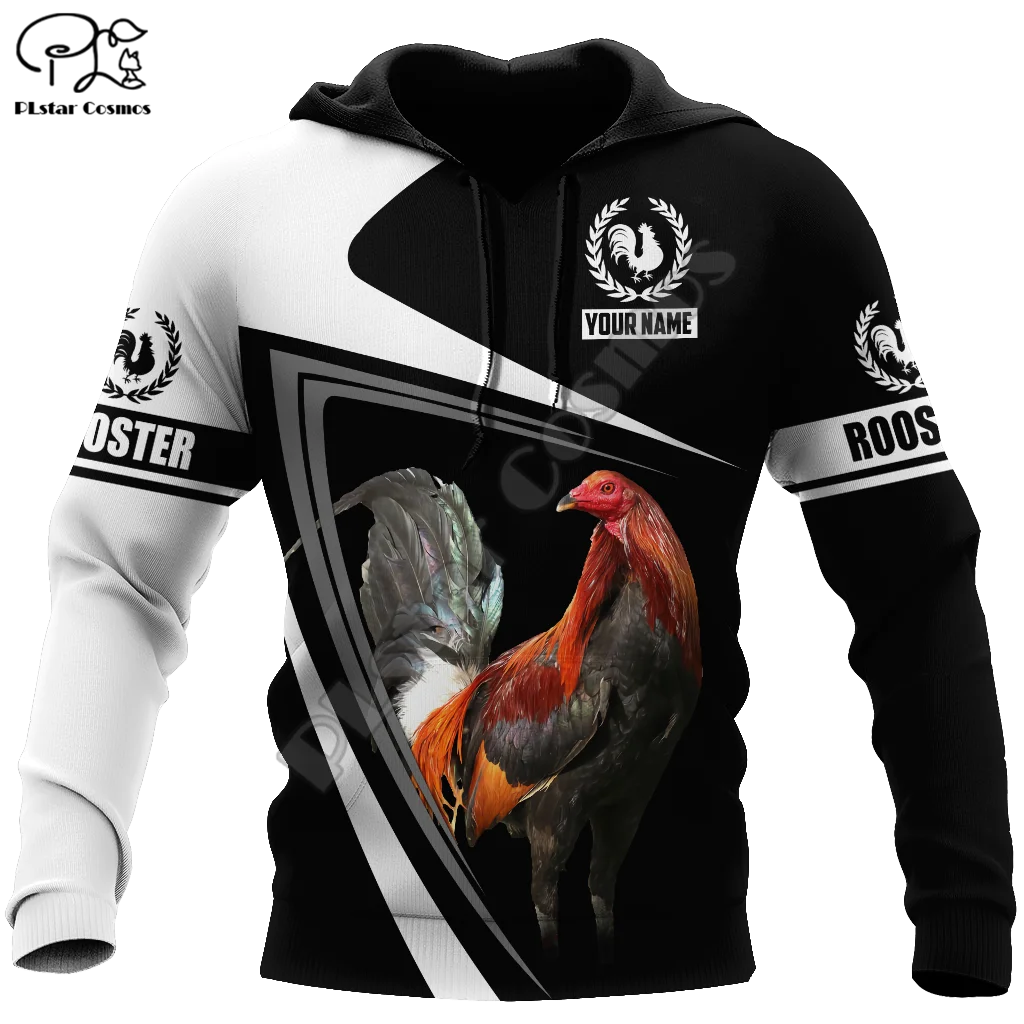 

PLstar Cosmos Beautiful Rooster 3D Printed New Fashion Hoodies Sweatshirts Zip Hoded For Men/Women Casual Streetwear Apparel R20