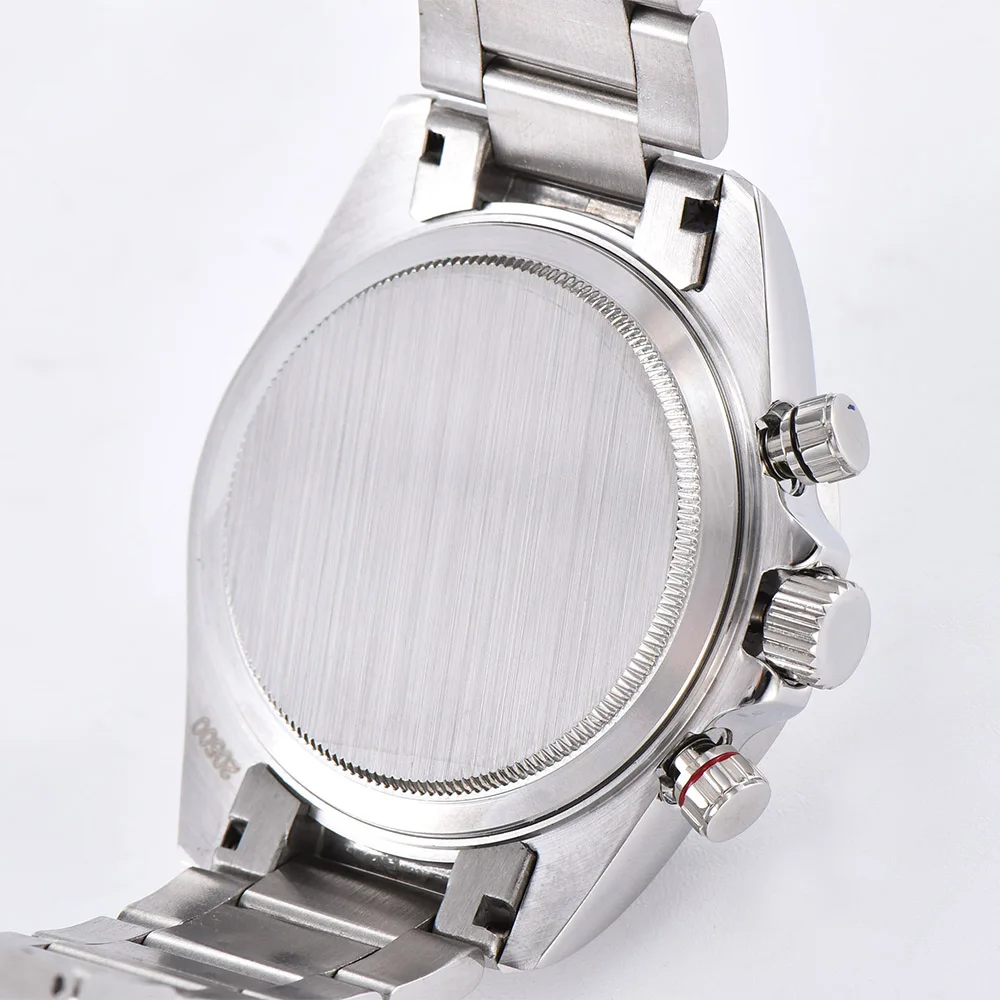 

New vk64 Men's Watch 43MM Japanese Quartz Movement 2019 Calendar Luminous Stainless Steel Case Chronograph