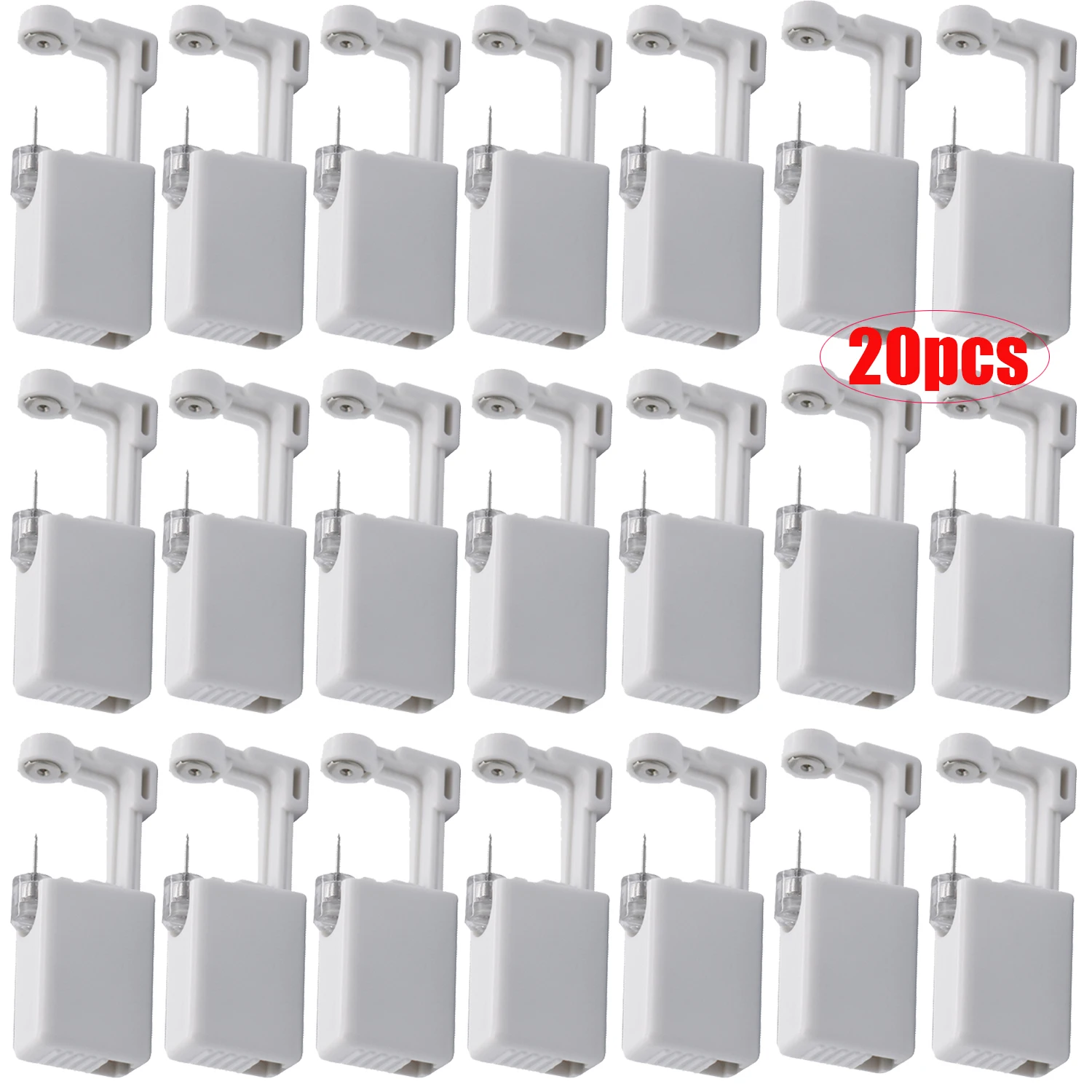 Набор пистолетов Для Пирсинга Ушей 20 шт. одноразовые дезинфицирующие безопасные