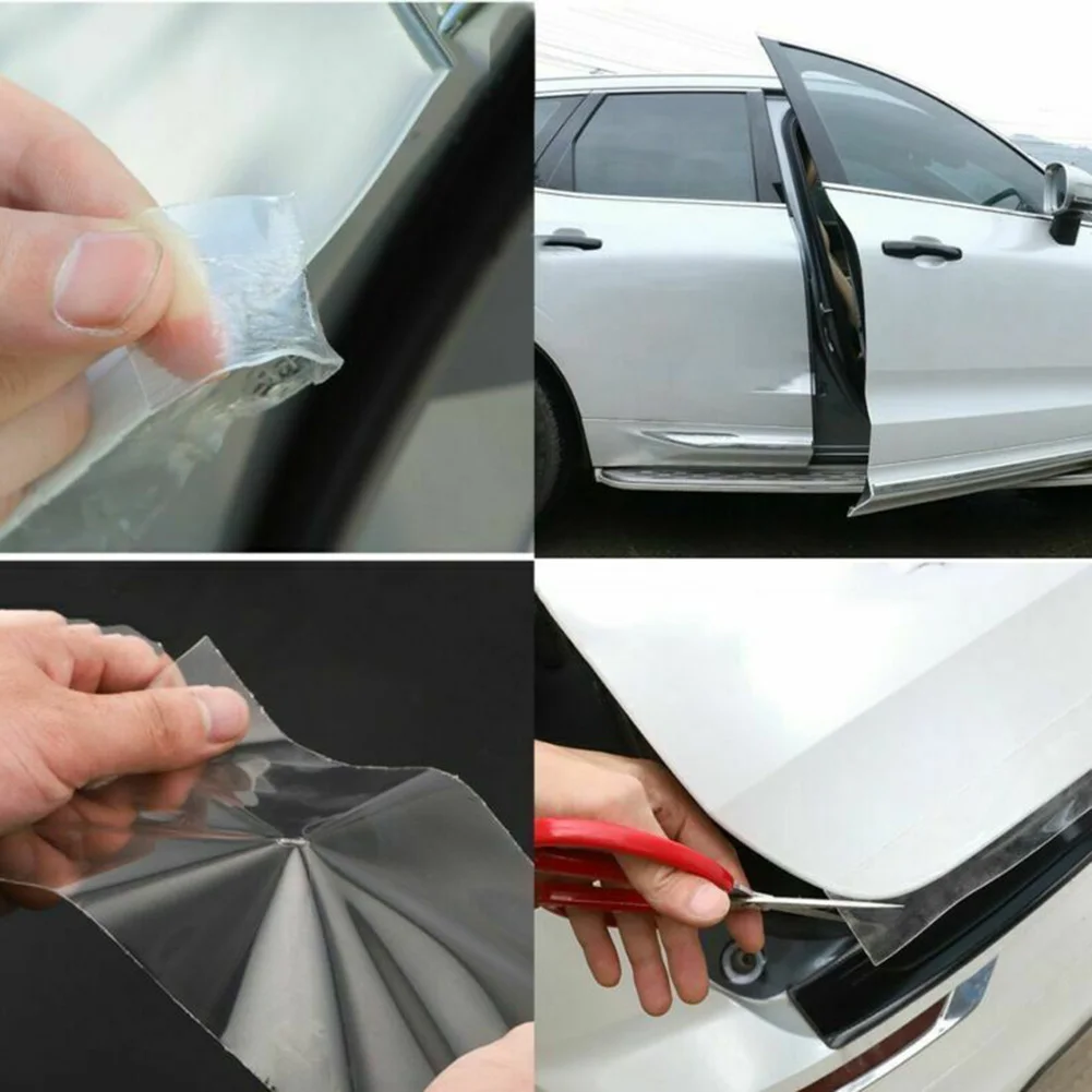

5x300CM 1x Anti Scratch Anti-collision tape Bumper Car Door Plate Guards Body Protector Sill