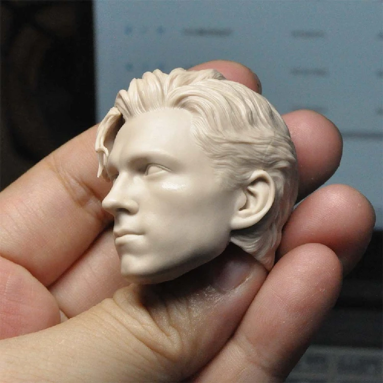 

1/6 Scale Tom Holland Unpainted Head Model for 12''Figure Body DIY