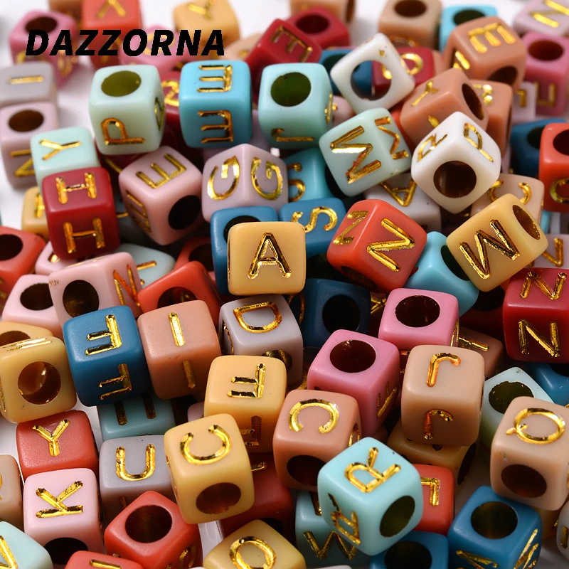 100 шт. акриловые бусины 6 х6 мм | Украшения и аксессуары