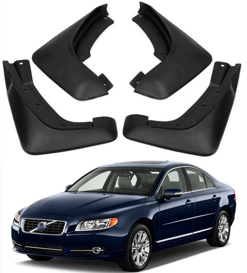 

High Quality 4x Car Mudguards Mud Flap For VOLVO S80 S80L 2007-2016 Front Rear Mudflaps Splash Guards Mudguard 2008 2009 2010