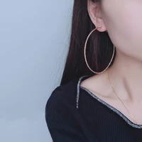 blijery new personality big hoop earrings brincos shiny starry round circle earrings for women jewelry gift boucles doreill