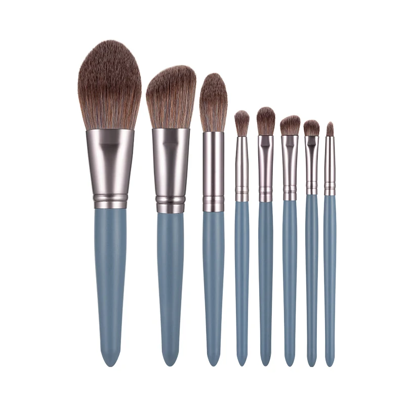 Anmor New 8Pcs Makeup Brushes Set Professional Foundation Eyebrow Eyeshadow Blending Concealer Make Up Brush Portable Cosmetic | Красота и