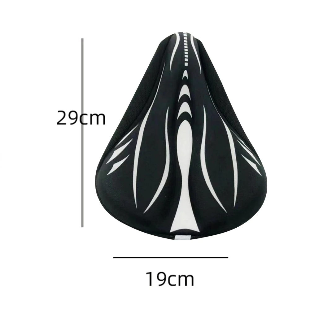 

Gel bicycle seat cover, soft memory foam cushion, comfortable riding saddle cushion with reflective strips, bicycle accessories