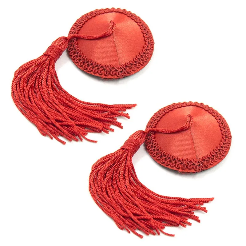 Женская сексуальная блестящая накладка на соски с кисточками наклейки