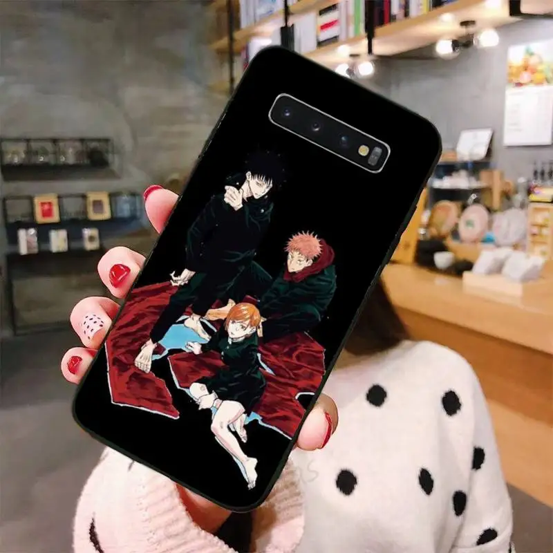 

Anime Cartoon Jujutsu Kaisen horror Phone Case For Samsung galaxy S 7 8 9 10 20 edge A 6 10 20 30 50 51 70 note 10 plus