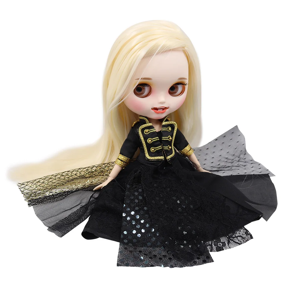 ICY DBS шарнирная кукла Blyth наряды Готический цыганский стиль черный костюм только