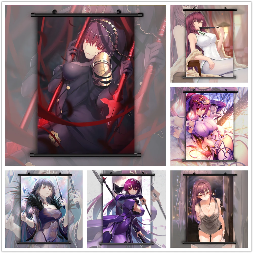 Fate Grand Order Assassin Scathach Skadi Аниме Манга настенный плакат | Дом и сад
