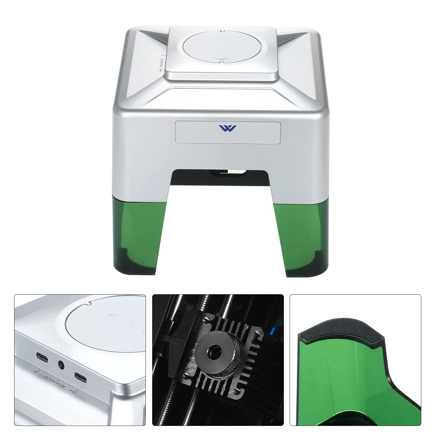 Высокоскоростной лазерный гравер с микро Bluetooth 1600 МВт фрезерный станок ЧПУ