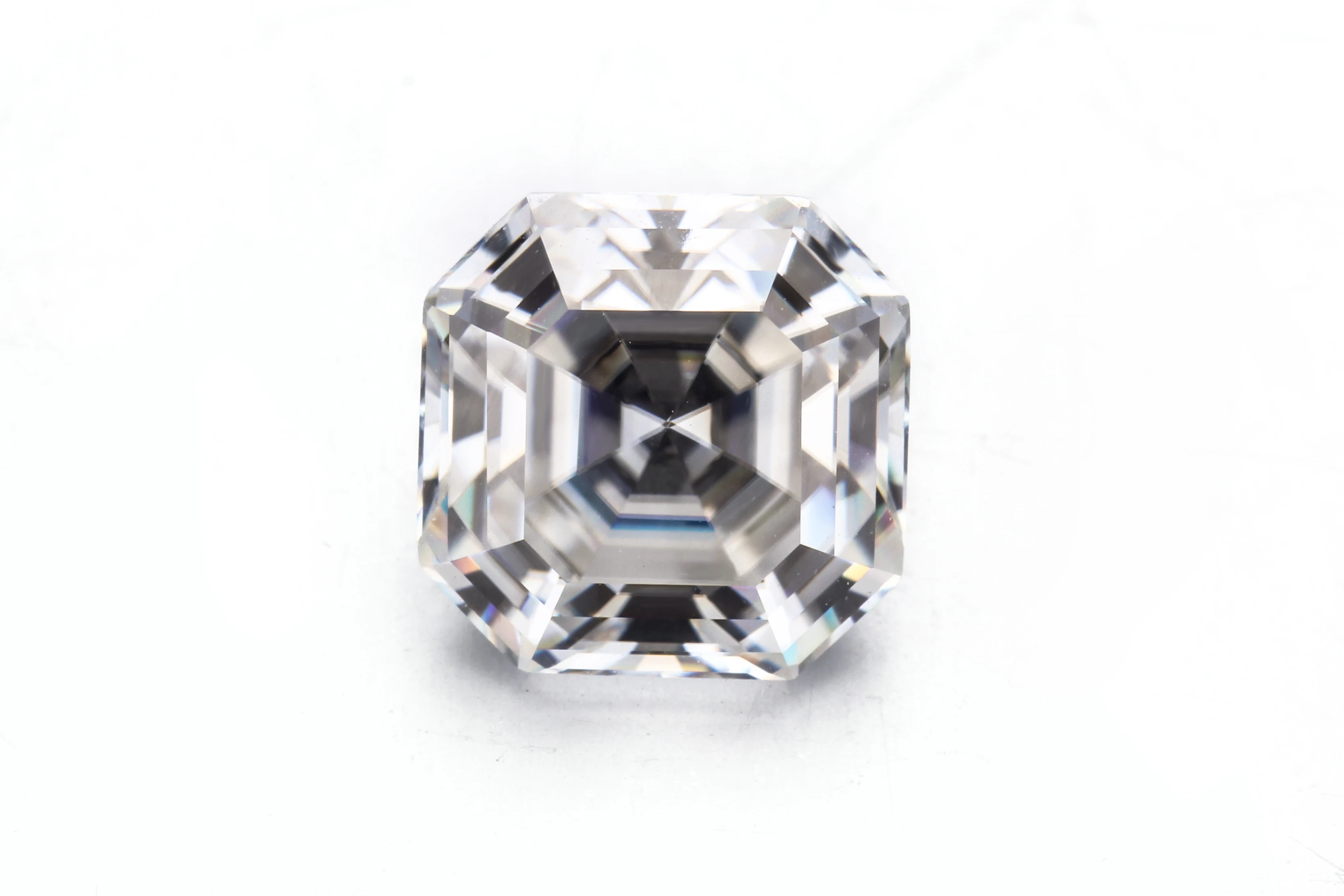 8*8 мм Asscher Cut 3ct отличный Муассанит GH испытательный Свободный Камень для