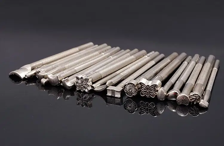 50 комплектов инструментов из сплава и кожи 20 шт./лот набор для изготовления