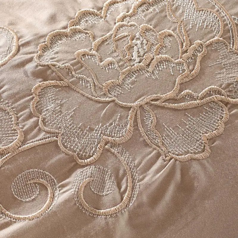 Горячая Распродажа ткани из шелка и хлопка роскошные жаккардовые вышитые