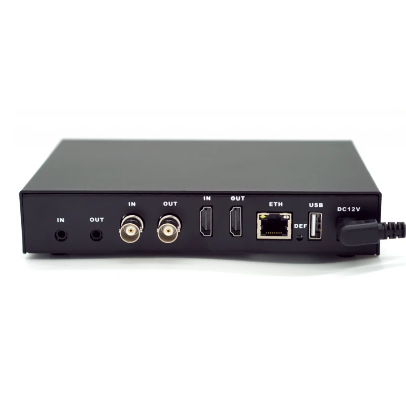 4K @ 30FPS SDI IPTV H.265 Hevc 3G-SDI видео трансляции сто RTMP кодер-декодер OBS Wowza Facebook Youtube Vmix |