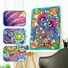 Алмазная живопись Huacan особой формы, сова, 5d алмазная вышивка, бриллиантовая мозаика, частично 30x40 см