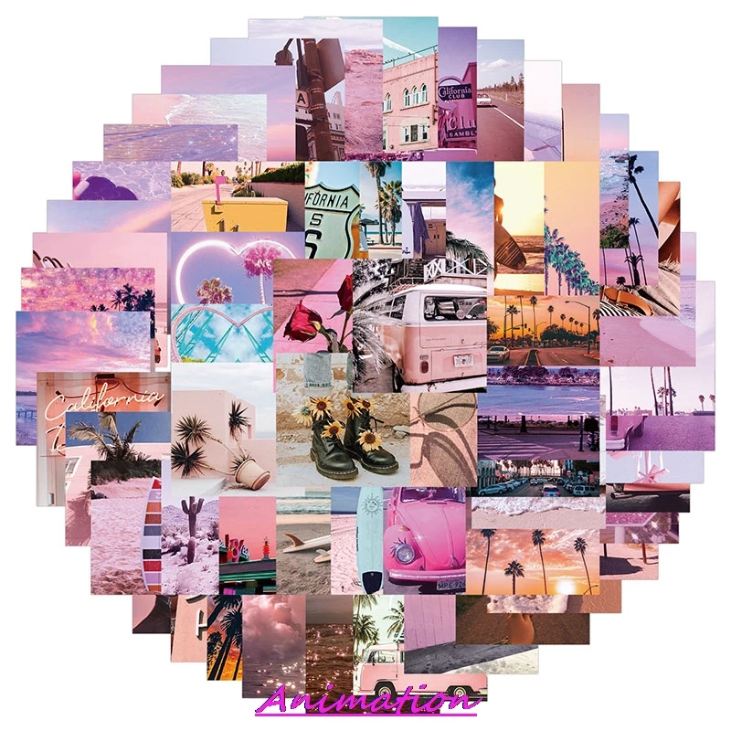 

62 шт., наклейки для ноутбука и бутылки для воды