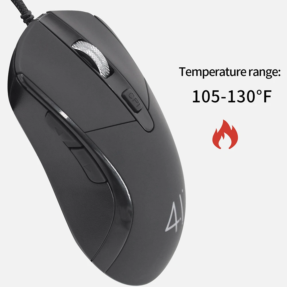 

Hand Warmer for Laptop Desktop PC Professional Computer Mouses Heated Mouse USB Wired Optical Computer Mouse