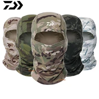 daiwa camouflage tactical army fishing face mask cycling face shield hunting helmet cap military mask men fishing clothing