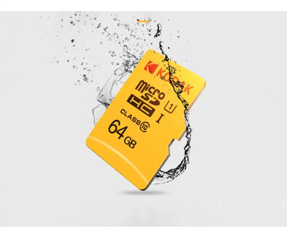 Kodak U1 Micro SD карта 128 Гб 64 ГБ 32 ГБ Золотая флеш-карта памяти Высокоскоростная TF/SD карта Micro sd класс 10 карта памяти