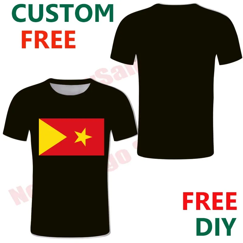 Футболка Tigray с эмблемой флага на заказ уличная одежда Tigrinya женские футболки