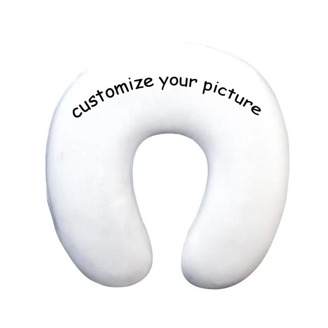 customize HUGSIDEA прекрасный кролик спящий Бадди u-образный Подушка офисная Подушка дорожная подушка для детей взрослых беременность шеи Almohadas Cama - Цвет: customize