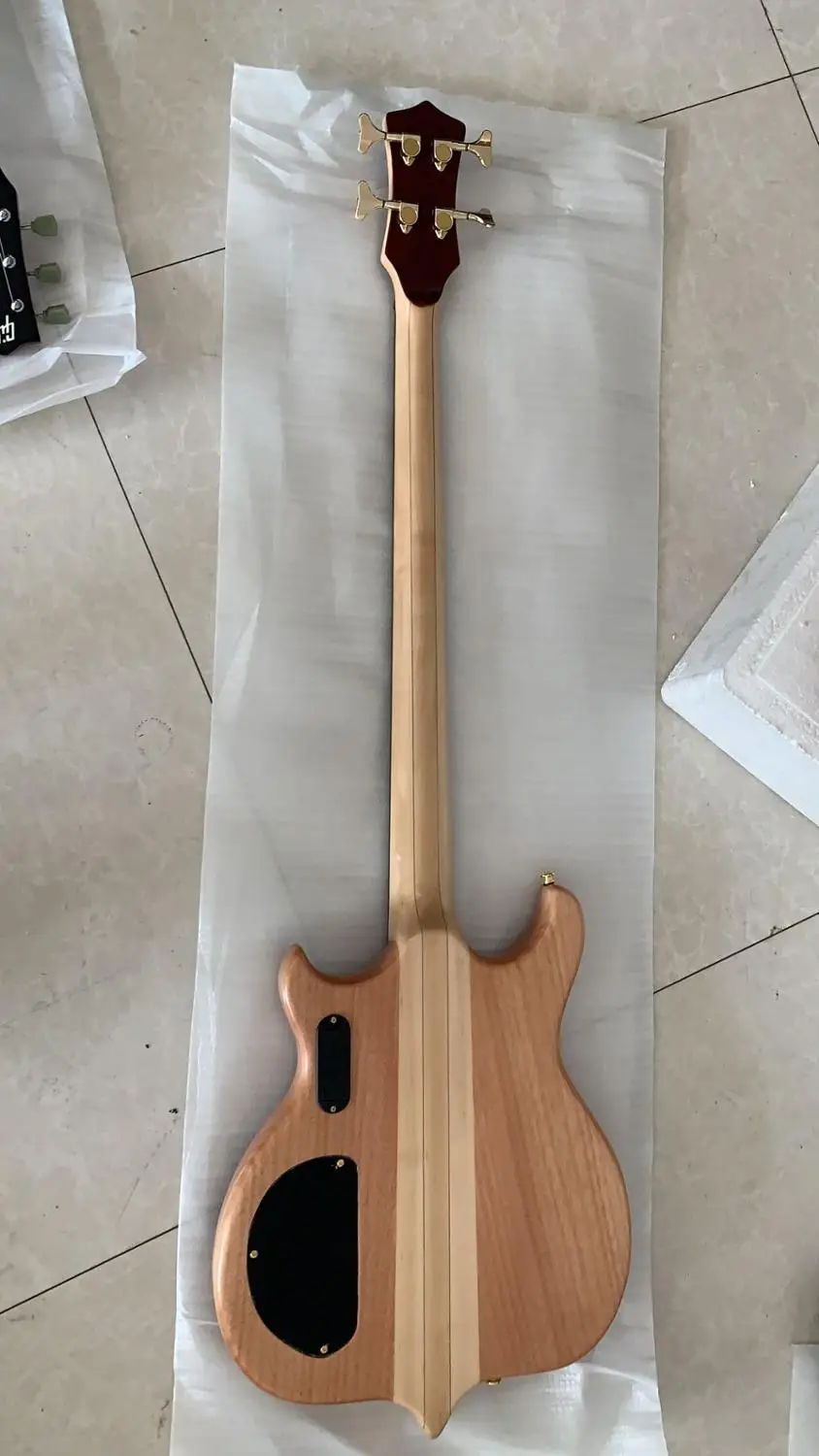 Оптовая продажа Гитары Новое поступление 4 бас электрическая гитара с через шею