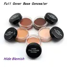 Полностью закрывающий консилер, крем-основа для макияжа, Водонепроницаемый Профессиональный консилер для макияжа, смеситель для лица, чехол, темный телефон