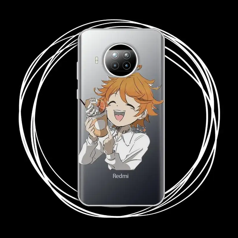 

The Promised Neverland japan anime Phone Case Transparent for Xiaomi Redmi note 10 t 8 9 pro lite 11