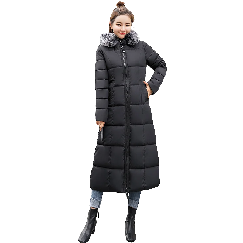 

New thick padded coat women's long loose coat winter coat women