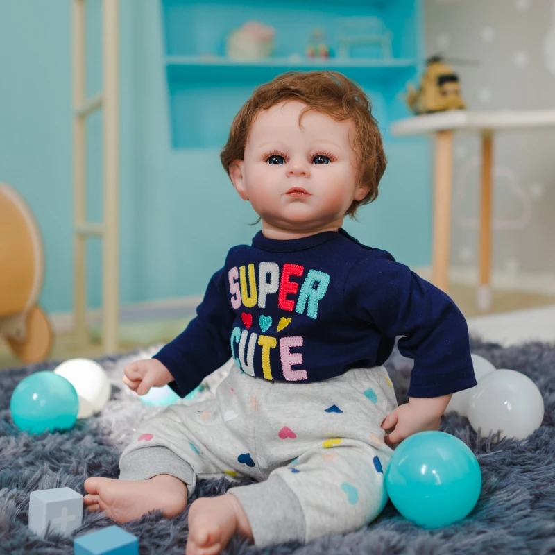 

Силиконовая кукла-реборн для мальчиков, 20 дюймов