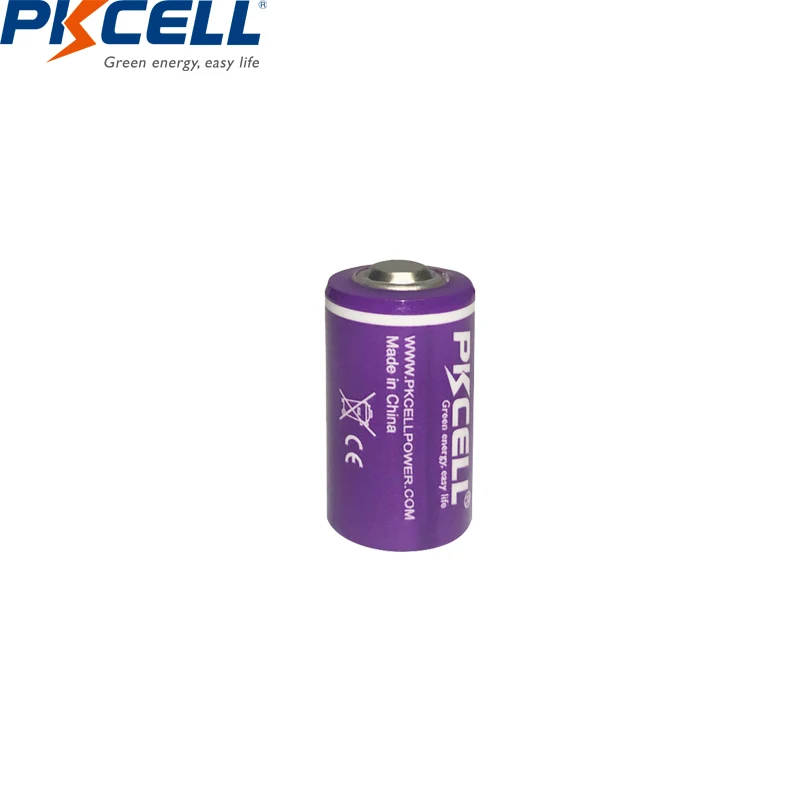 12 шт. * PKCELL 1200 AA Li SOCl2 аккумулятор 3 6 мАч 1/2 в ER14250 LS14250 14250 литиевые батареи для