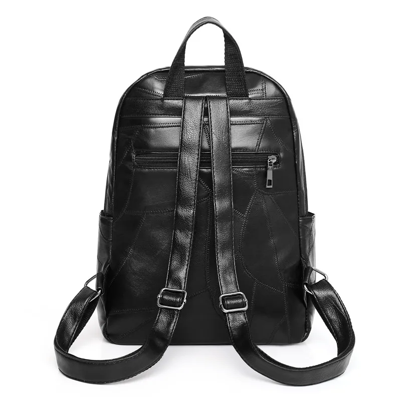 2019 High Quality Leather Women Bagpack Large Capacity Backpacks Travel Bags Elegant Shoulder | Багаж и сумки
