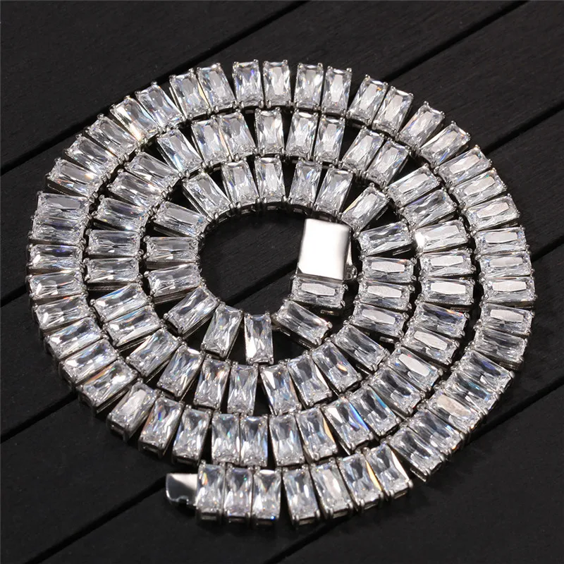 

Iced Out Chains Necklace 16inch-20inch Cubic Zircon Necklace Fashion Hip Hop Jewelry For Men Women Gifts
