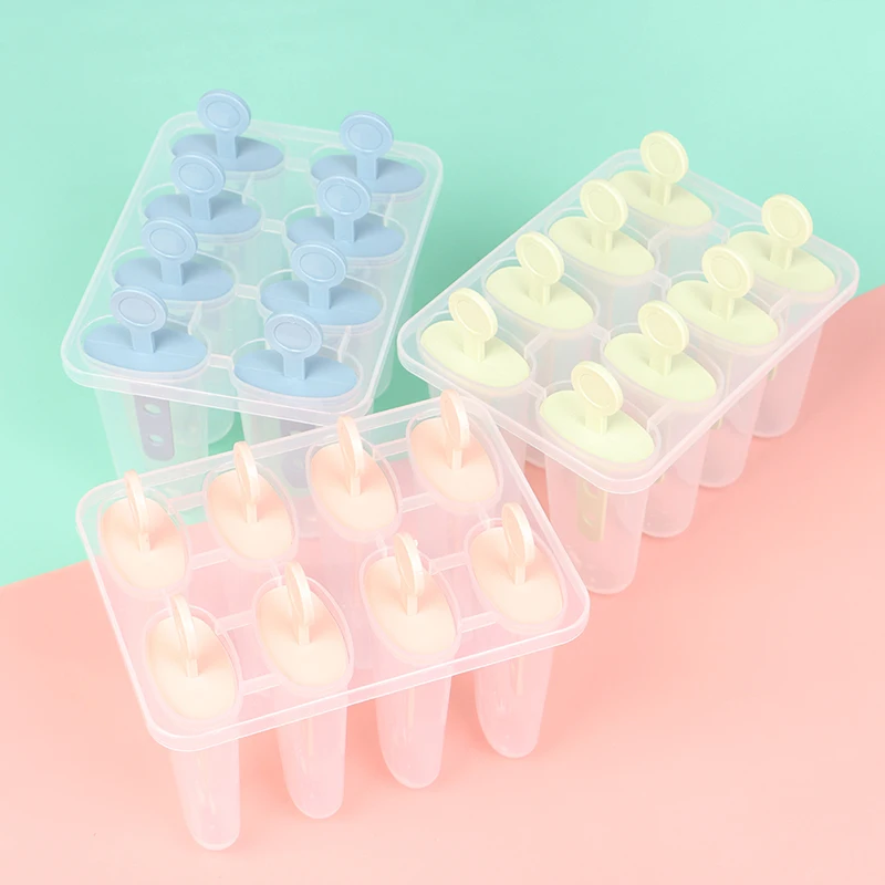 

8 ячеек, круглая форма, летние аксессуары, кухонные инструменты, форма «сделай сам» для приготовления мороженого, формы для десертов