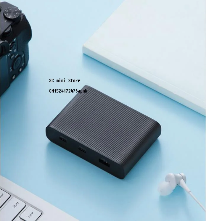 Оригинальное зарядное устройство millet ZMI 65 Вт 3 порта PD3.0 USB 2C1A для Android iOS переключатель PD 3,0 QC Интеллектуальный выход максимальный solo c1-65w c2-18w A-18w источник питания с несколькими выходами c1-45w,(c2 A)-18 Вт