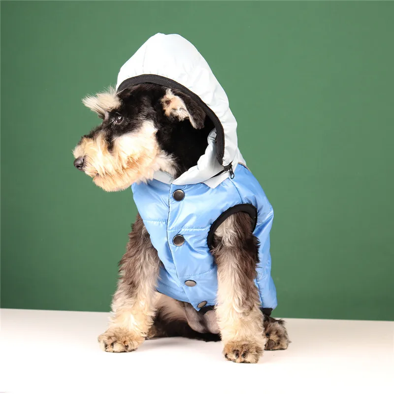 

Winter Dog Clothes Puppy Coat Jacket Garment Bichon Poodle Schnauzer Shiba Inu Pomeranian Maltese Pug French Bulldog Clothing XS