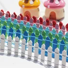 Миниатюрные маленькие фотообои 100*3 см, сделай сам, сказочные садовые микро-ворота для кукольного домика, декоративное украшение, цвета: белыйкрасныйсинийзеленыйдерево