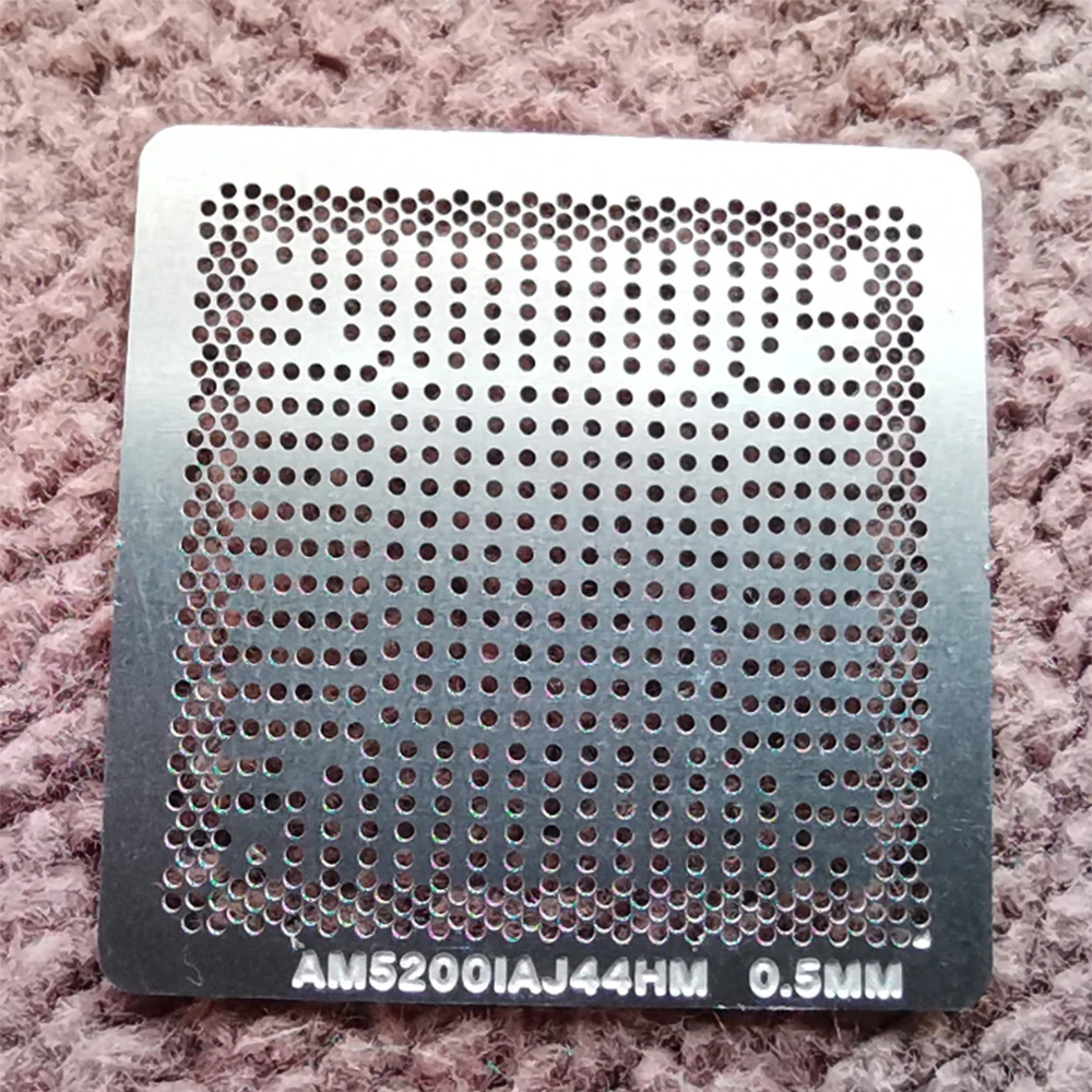 Трафарет BGA для AM5200IAJ44HM AM5000IBJ44HM AM5100IBJ44HM EM2100ICJ23HM AT1450IDJ44HM EM6010IUJ23JB EM6110ITJ44JB, Прямой нагрев