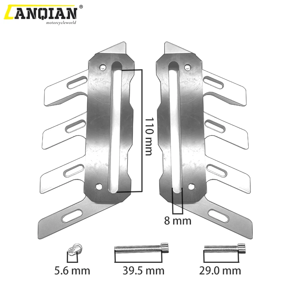 Мотоцикл с ЧПУ переднее крыло сторона тормозной суппорт гвардии Для Suzuki B-KING Bking400
