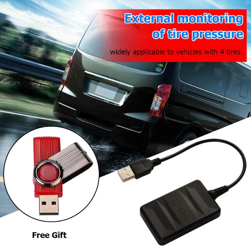 Система контроля давления в шинах TPMS для Android автомобильный радиоплеер USB система